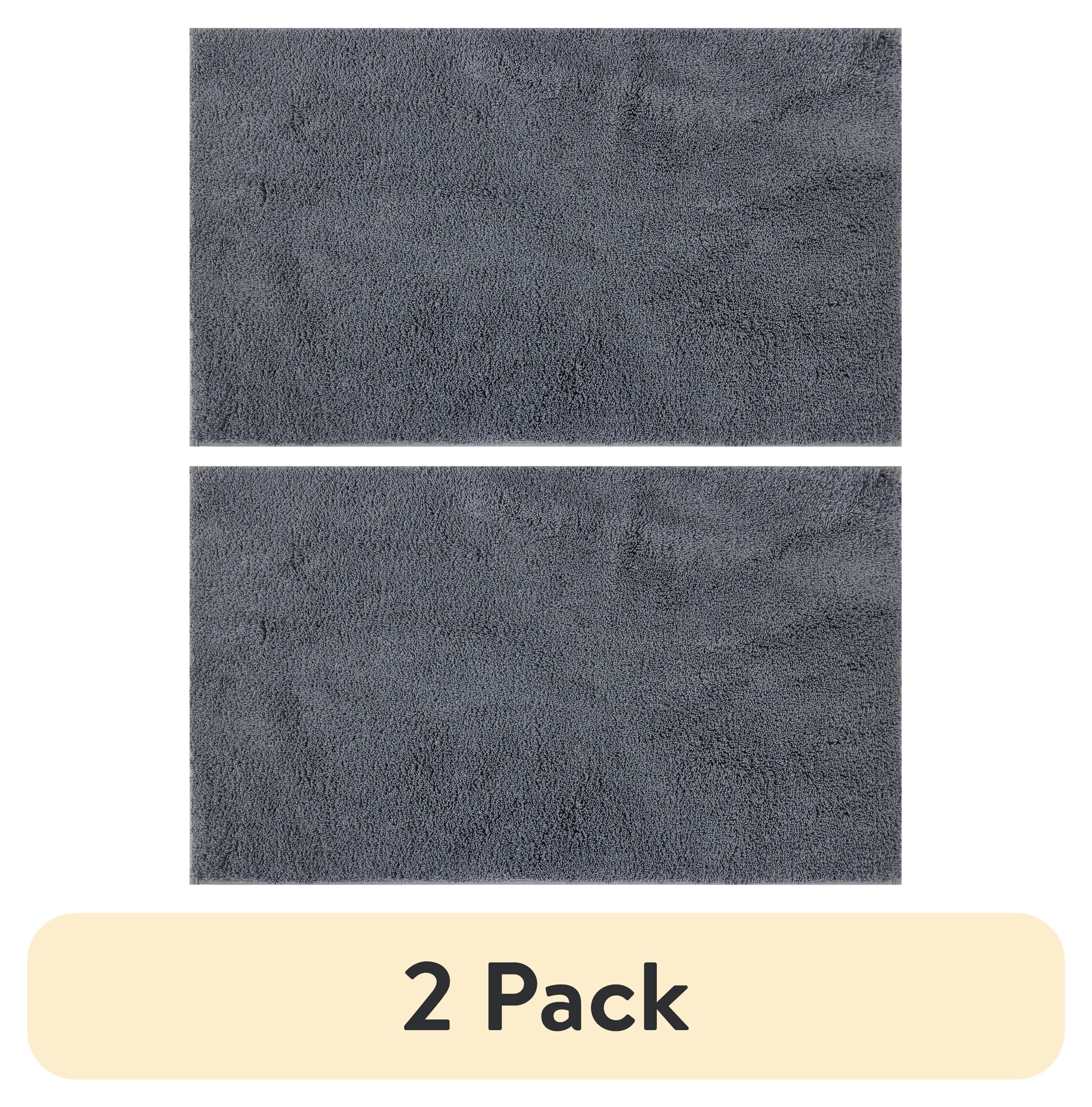 (2 pack) Mainstays Performance Recycled Polyester Bath Rug, Soothing ...