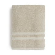 (2 pack) Mainstays Performance Cotton Bath Towel, Super Soft Quick Dry Fade Resistant, Solid Beige