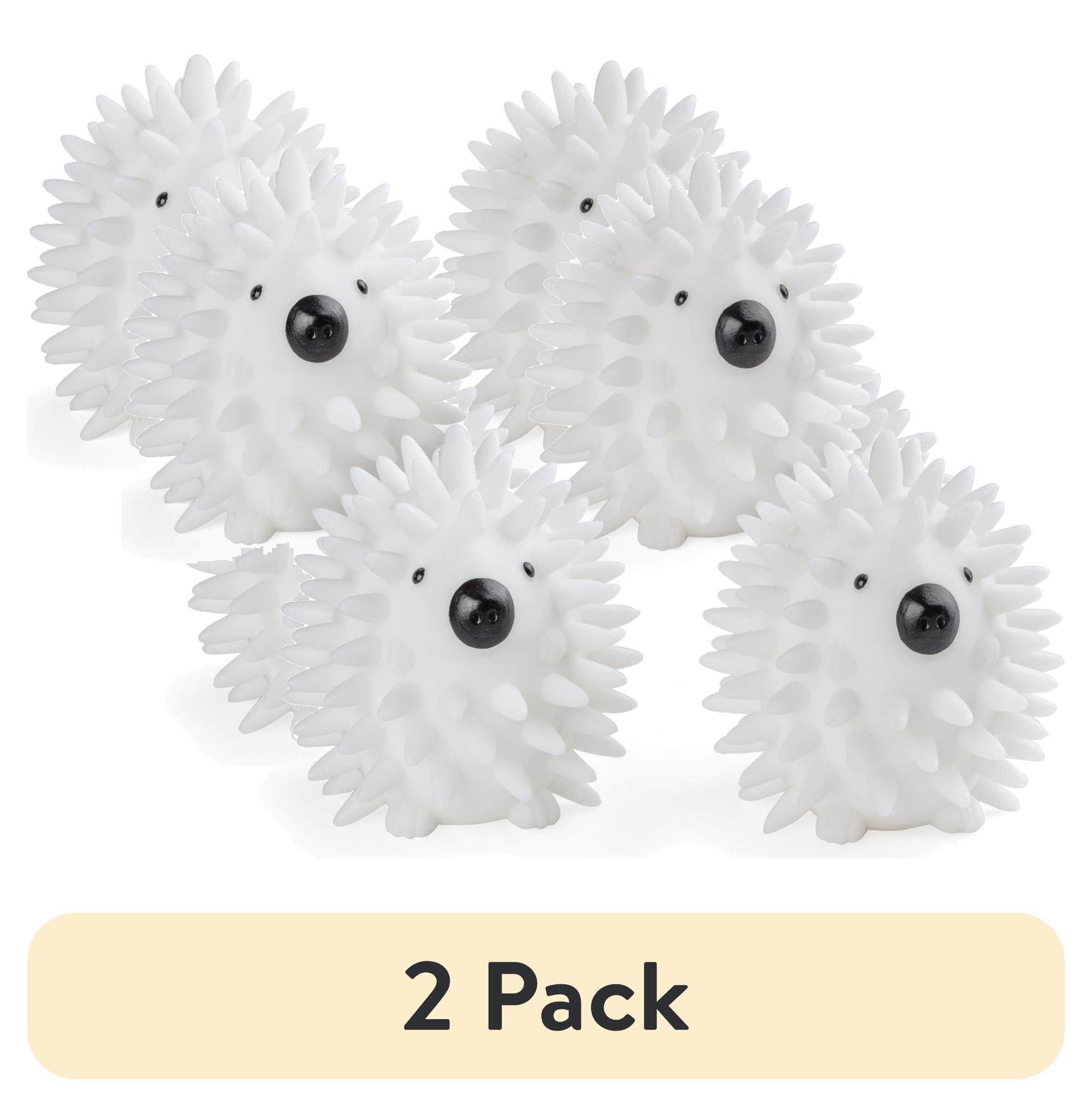 (2 pack) Mainstays Plastic Dryer Balls, Anti‑Static Tumble Design, Reusable, 4‑Count