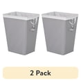 thumbnail image 1 of (2 pack) Mianstays Polyester Laundry Hamper with Removable Liner, Slim Rectangle with Carrying Handles, Gray, 1 of 13