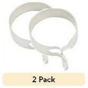 (2 pack) Mainstays Set of 14 Café Curtain Rod Clip Rings, 3/4 in. Diameter, Chrome