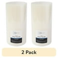 thumbnail image 1 of (2 pack) Mainstays Single Wick 4" x 8" Pillar Candle, Unscented, Ivory, 1 of 9