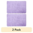 thumbnail image 1 of (2 pack) Mainstays Solid Purple Fluffy Shag Faux Fur Area Rug, 36" x 56", 1 of 8