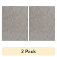 thumbnail image 1 of (2 pack) Mainstays Spaced Dyed Gray 90"x118" Indoor Area Rug, 1 of 8