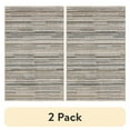 thumbnail image 1 of (2 pack) Mainstays Studio Plush Pixel Tan/Gray Indoor Accent Rug, 30" x 48", 1 of 8