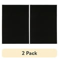 thumbnail image 1 of (2 pack) Mainstays Titan Solid Indoor Area Rug, Black, 3'4" x 5', 1 of 7
