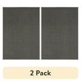thumbnail image 1 of (2 pack) Mainstays Titan Solid Indoor Area Rug, Grey, 4'6" x 6'6", 1 of 7