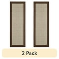 thumbnail image 1 of (2 pack) Mainstays Farmhouse Faux Sisal Olefin Brown Border Indoor Hallway Runner Rug, 2'x6', 1 of 10