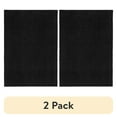 thumbnail interactive-video image 1 of (2 pack) Mainstays Traditional Solid Black Shag Indoor Area Rug, 3' x 4'8", 1 of 9