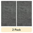 thumbnail interactive-video image 1 of (2 pack) Mainstays Traditional Solid Gray Shag Indoor Accent Rug, 2'6"x3'10", 1 of 11