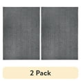 thumbnail interactive-video image 1 of (2 pack) Mainstays Traditional Solid Gray Shag Indoor Area Rug, 3' x 4'8", 1 of 10