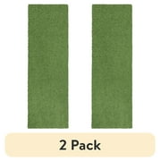 まみさぶろう　グリーン Somette Soft Shag Emerald Green Area Rug - 5' x 8' - Bed