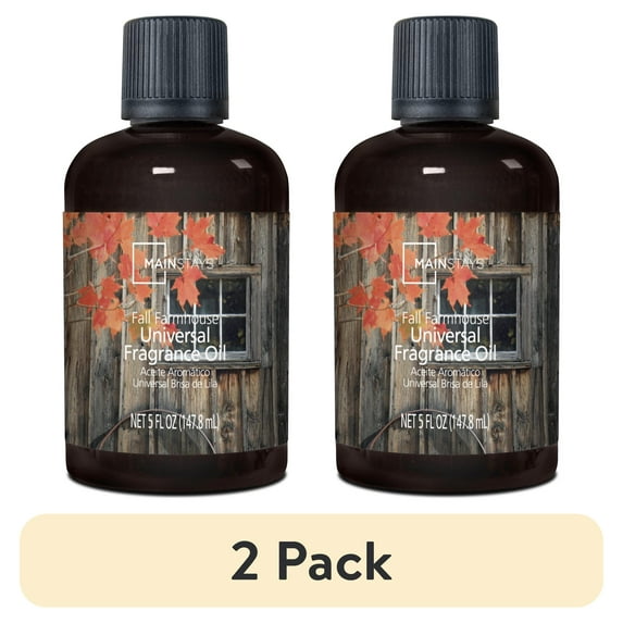 (2 pack) Mainstays Universal Fragrance Oil, Fall Farmhouse, 5 fl oz