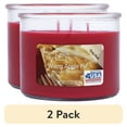 thumbnail image 1 of (2 pack) Mainstays Warm Apple Pie Scented 3-Wick Glass Jar Candle 11.5 oz, 1 of 6