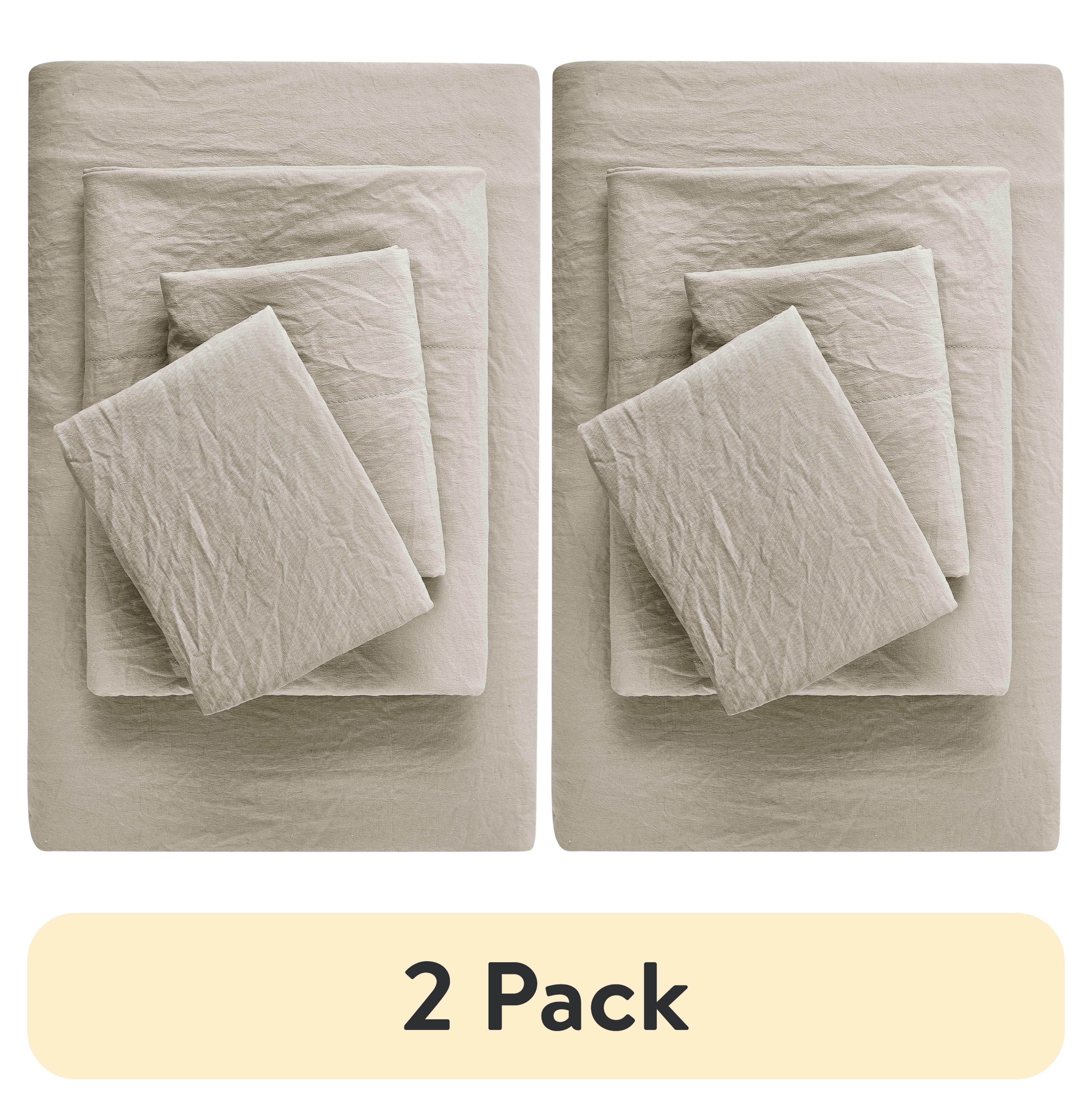 Beige Queen Ultra Soft Microfiber Bed Sheet Set