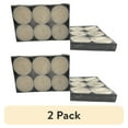 thumbnail image 1 of (2 pack) Mainstays White Unscented Indoor/Outdoor Oversized Tealight Candles, 6 Count, 1 of 2