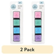 ArtSkills Make & Create Pastel Ink Pads, Stamp Ink for Adults, 4 Pieces