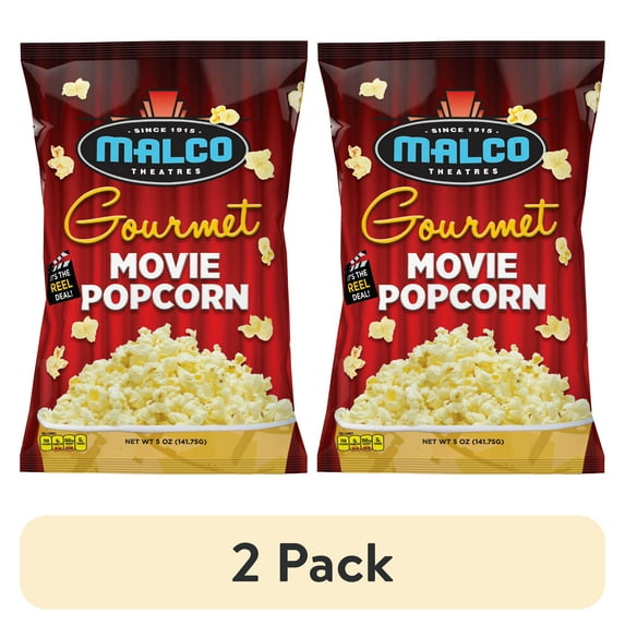 (2 pack) Malco Gourmet Movie Popcorn 5 oz