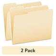 thumbnail image 1 of (2 pack) Manila File Folders 1/3-Cut Tabs, Left Position, Left Position, Letter Size, 100/Box, 1 of 7