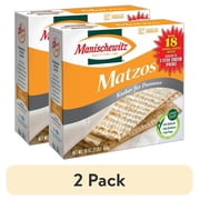 (2 pack) Manischewitz Original Matzos, 10 oz