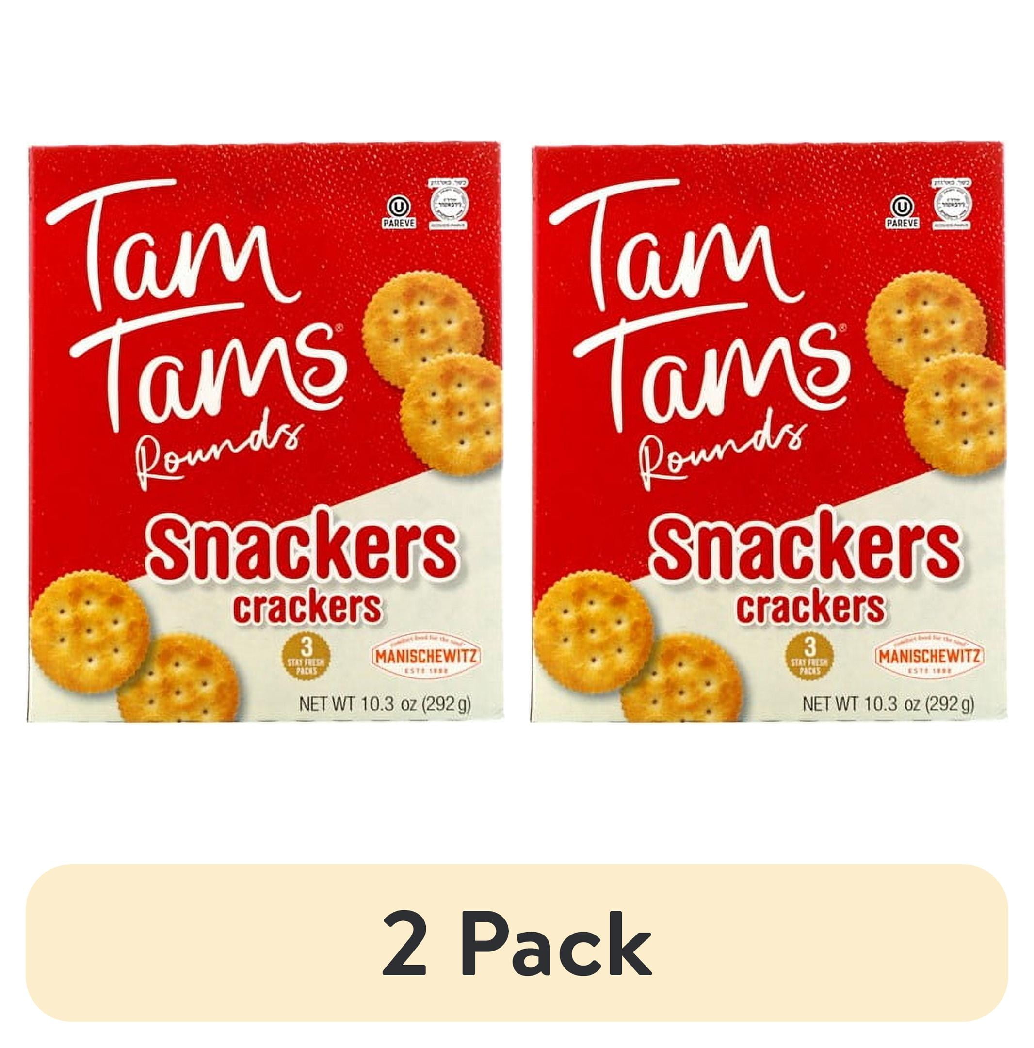 (2 pack) Manischewitz Tam Tam Cracker Rounds, 10.3 oz