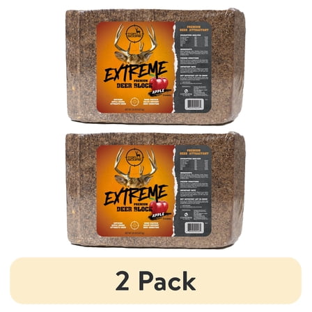 (2 pack) Manna Pro Extreme Apple Deer Block 20lb