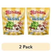 (2 pack) Mariani Dried Fruit, Vanilla Yogurt Covered Raisins, 7 oz Bag