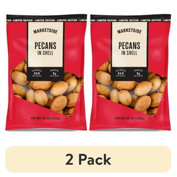 (2 pack) Marketside In-Shell Pecans, 12 oz