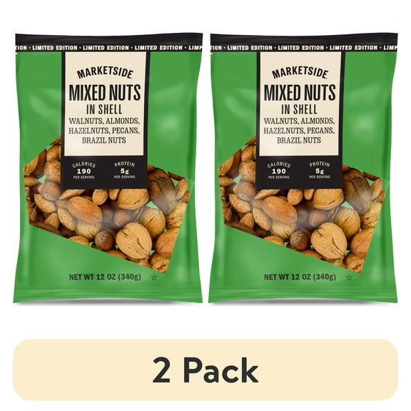 (2 pack) Freshness Guaranteed In-Shell Mixed Nuts, 12 oz