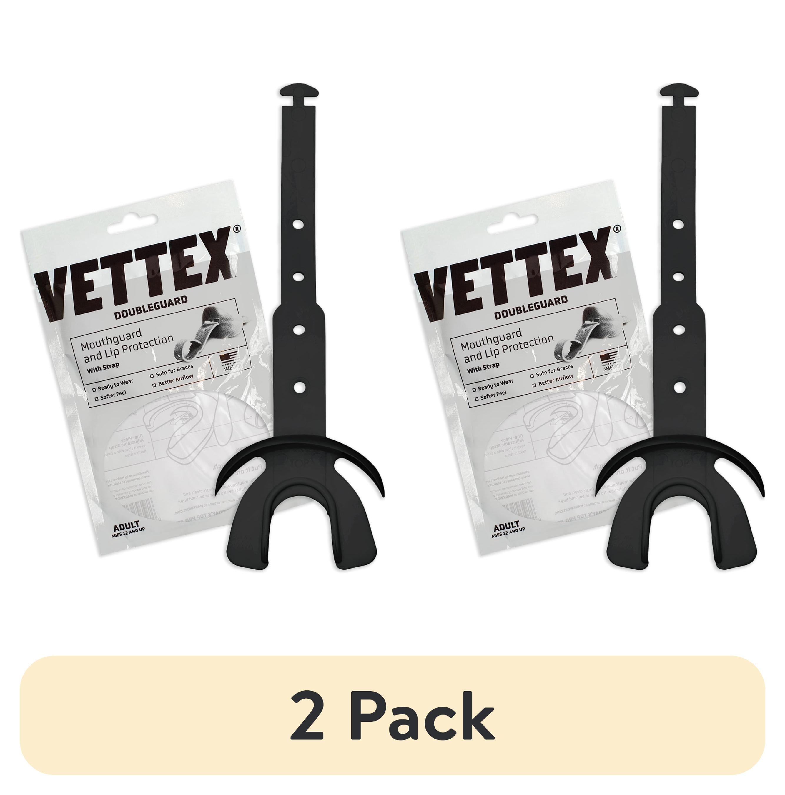 2 pack) Markwort Vettex Doubleguard Mouthguard for Football