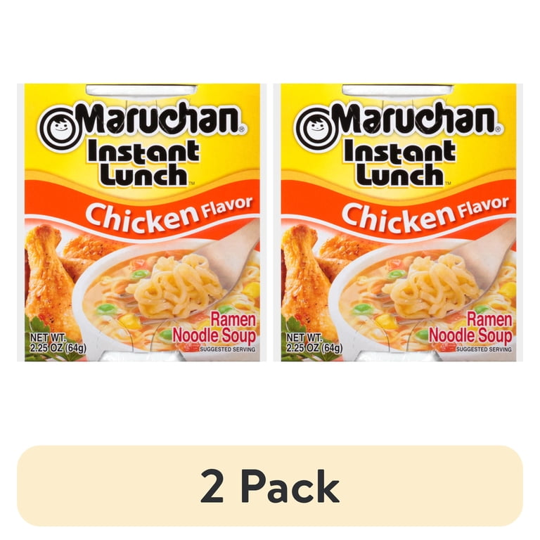 maruyochan出品 2 pack) Maruchan Instant Lunch Ramen Noodles, Chicken Flavor, 2.25