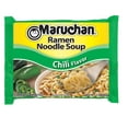 thumbnail image 1 of (2 pack) Maruchan Ramen Noodle Soup, Chili Flavor Instant Noodles, 3 oz, 1 of 14