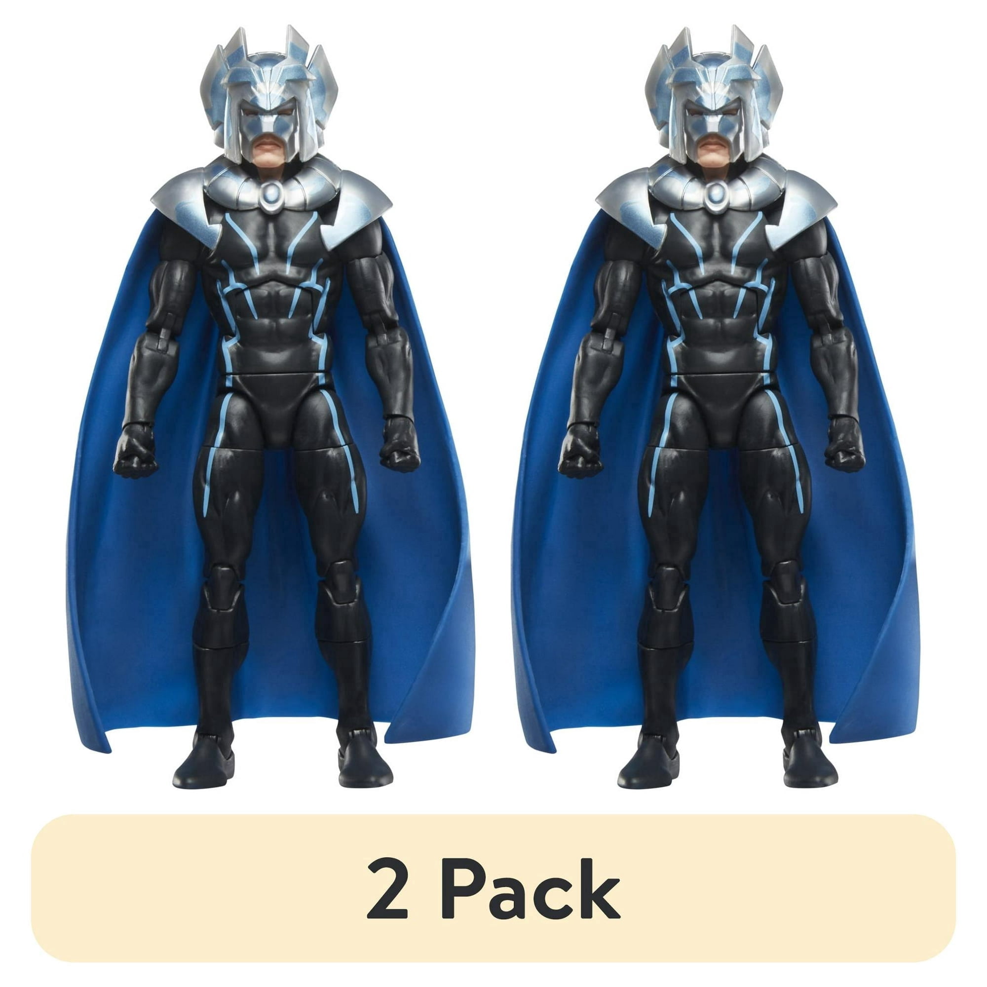 (2 pack) Marvel Legends Series Warlord (Professor X), Retro Marvel Comics Collectible Action Figure (6”)