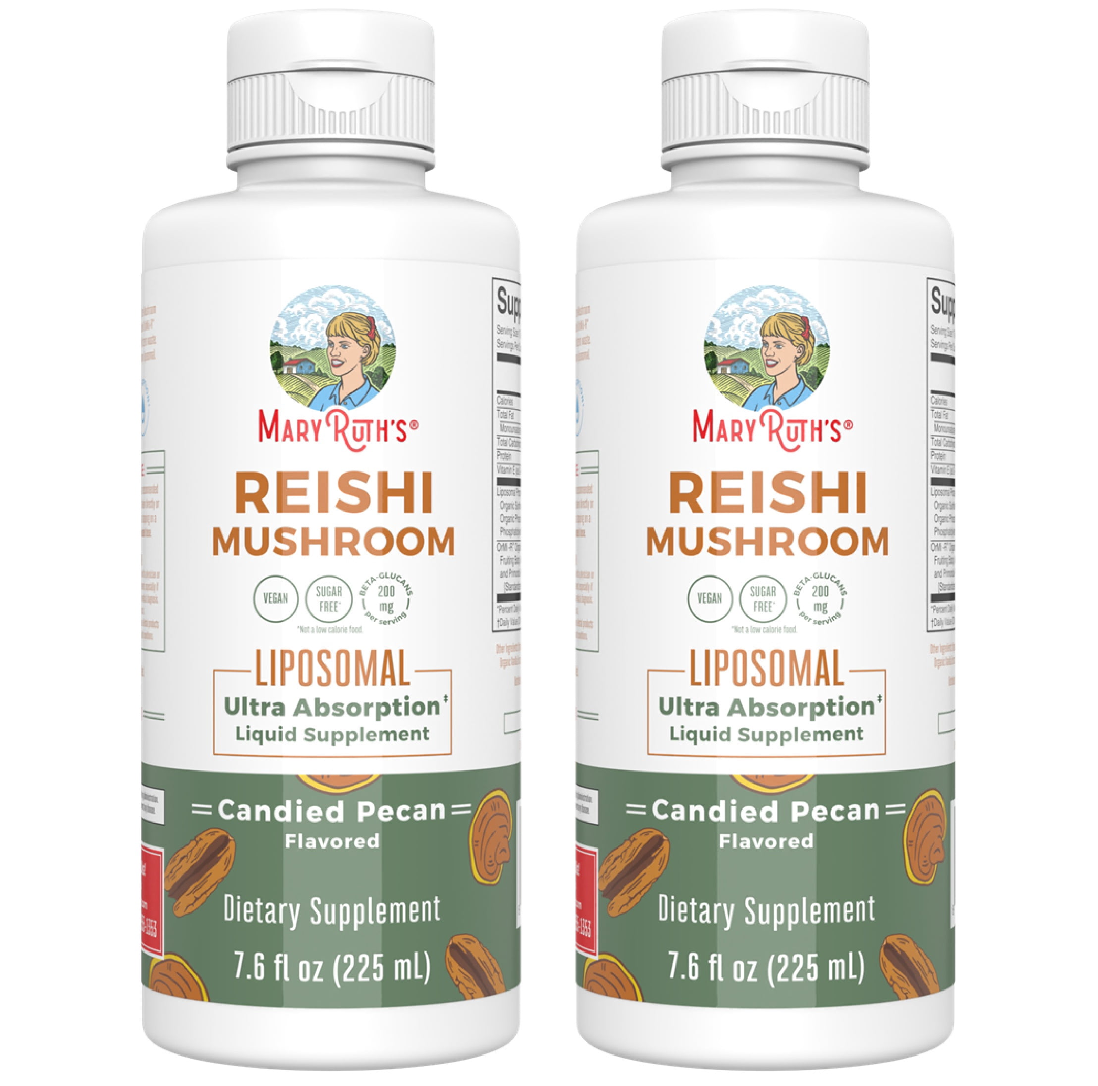 mary ruth liposomal glutathione MaryRuth's Reishi Mushroom Supplement, Immune Overall Health, Vegan, Gluten-Free, Adults, Unisex, Candied Pecan Flavor, 7.6 fl oz Relumins Gluta 500 | Size:1oz Glass Skinny Lab