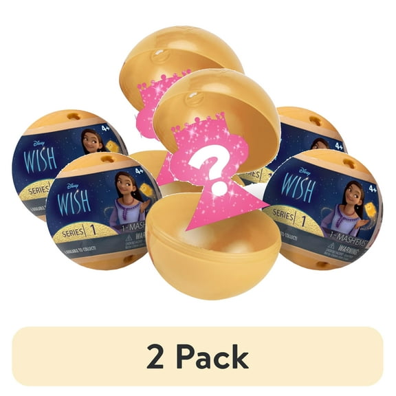 (2 pack) Mash'ems, Disney Wish (Series 1), Great for Kids Ages 4+, Novelty & Gag Toys, Style May Vary