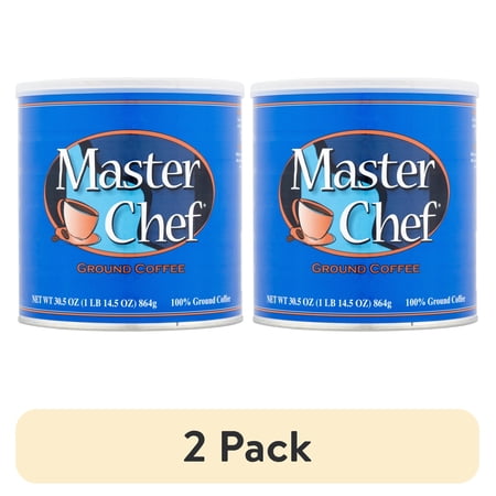 (2 pack) Master Chef Ground Coffee, 30.5 oz