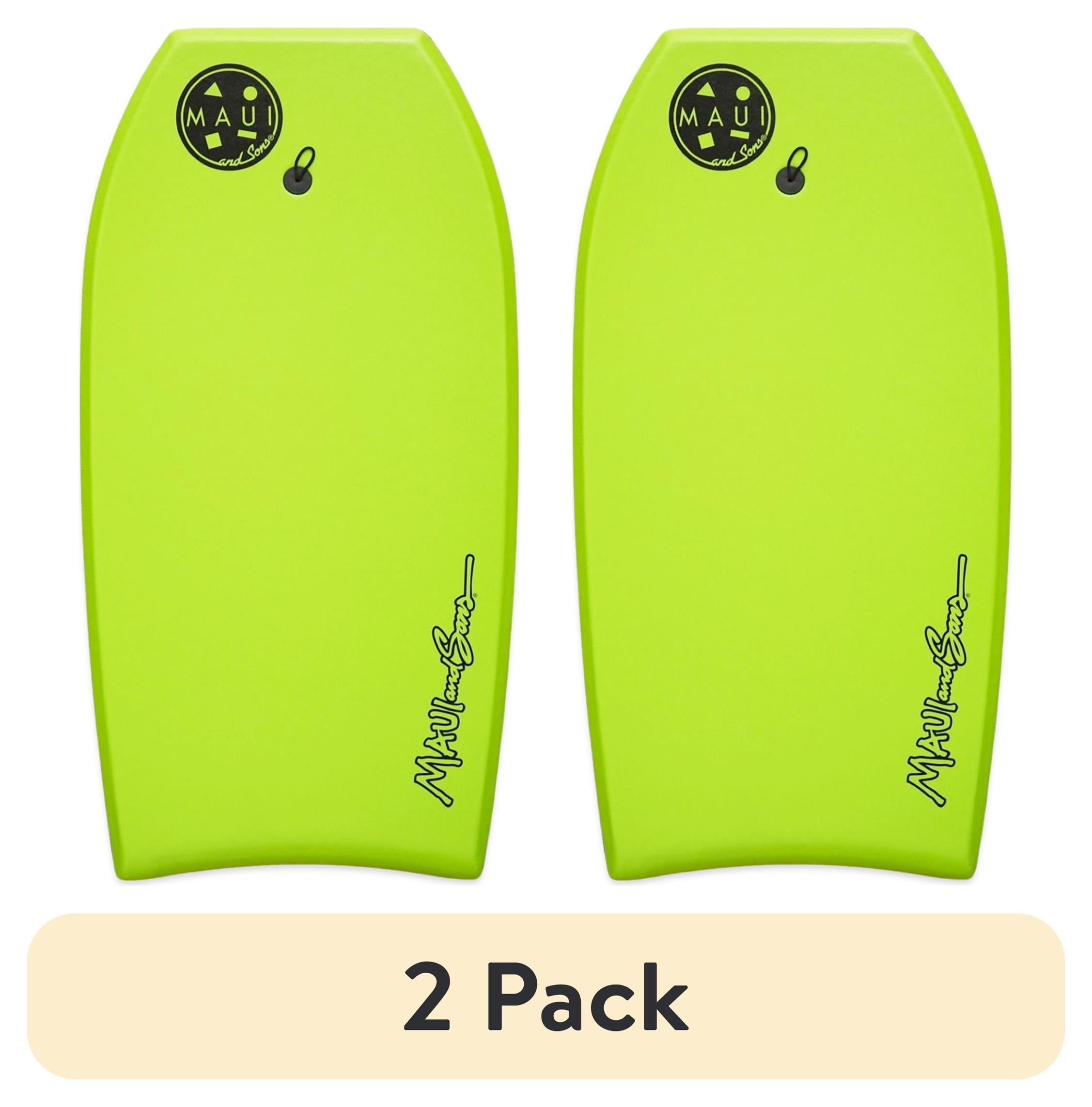 MAUI AND SONS 42 Inch Lightweight Bodyboard with Wrist Leash