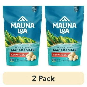 (2 pack) Mauna Loa Sea Salt Macadamia Nuts - 4oz Bag
