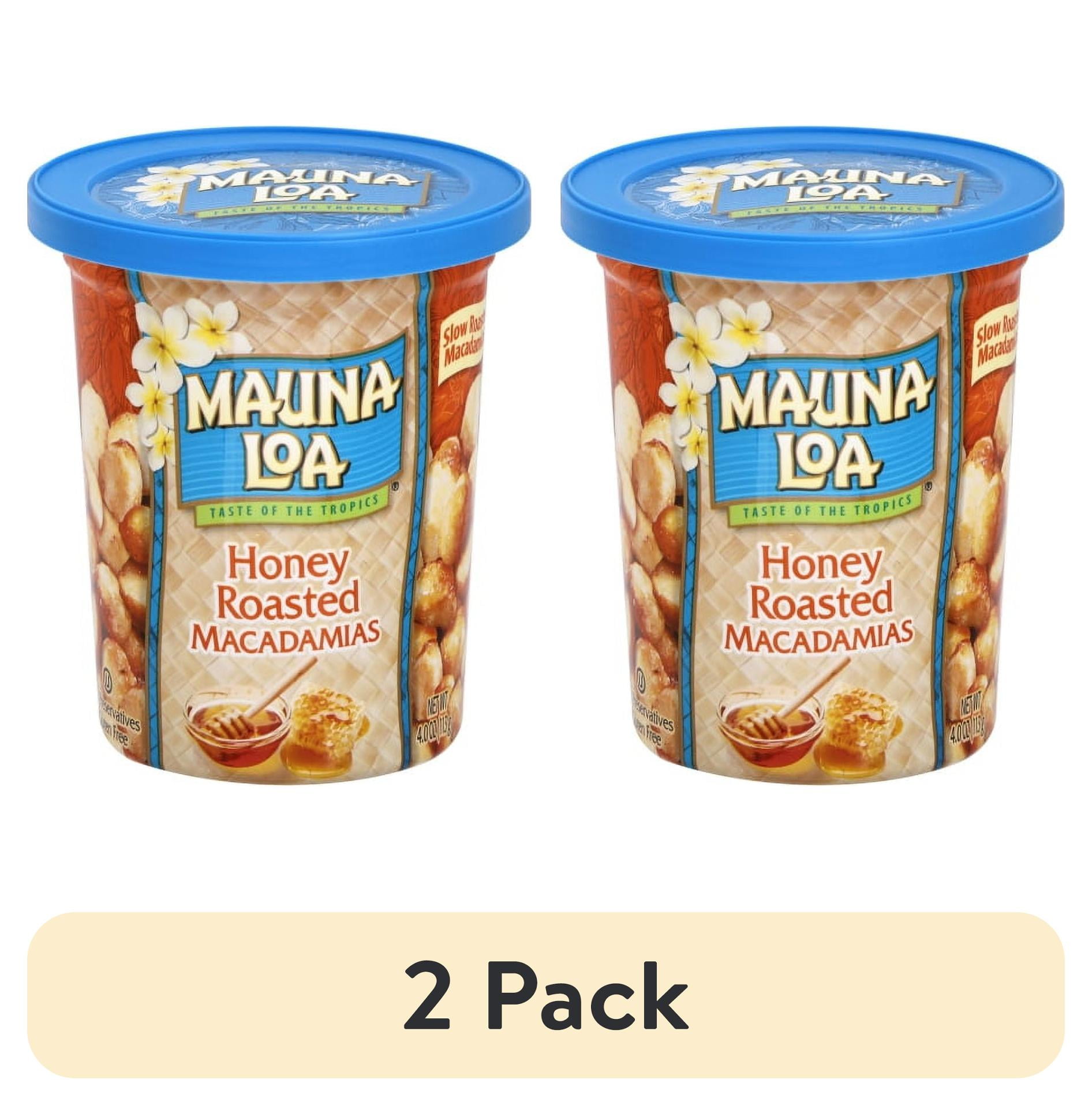 (2 pack) Mauna Loa Honey Roasted Macadamias with Hawaiian Honey, 4 oz. Cup