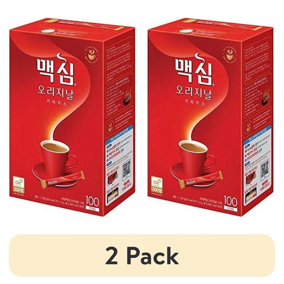 (2 pack) [Maxim] Original Coffee Mix/맥심 오리지날 커피믹스 (12g100pks)