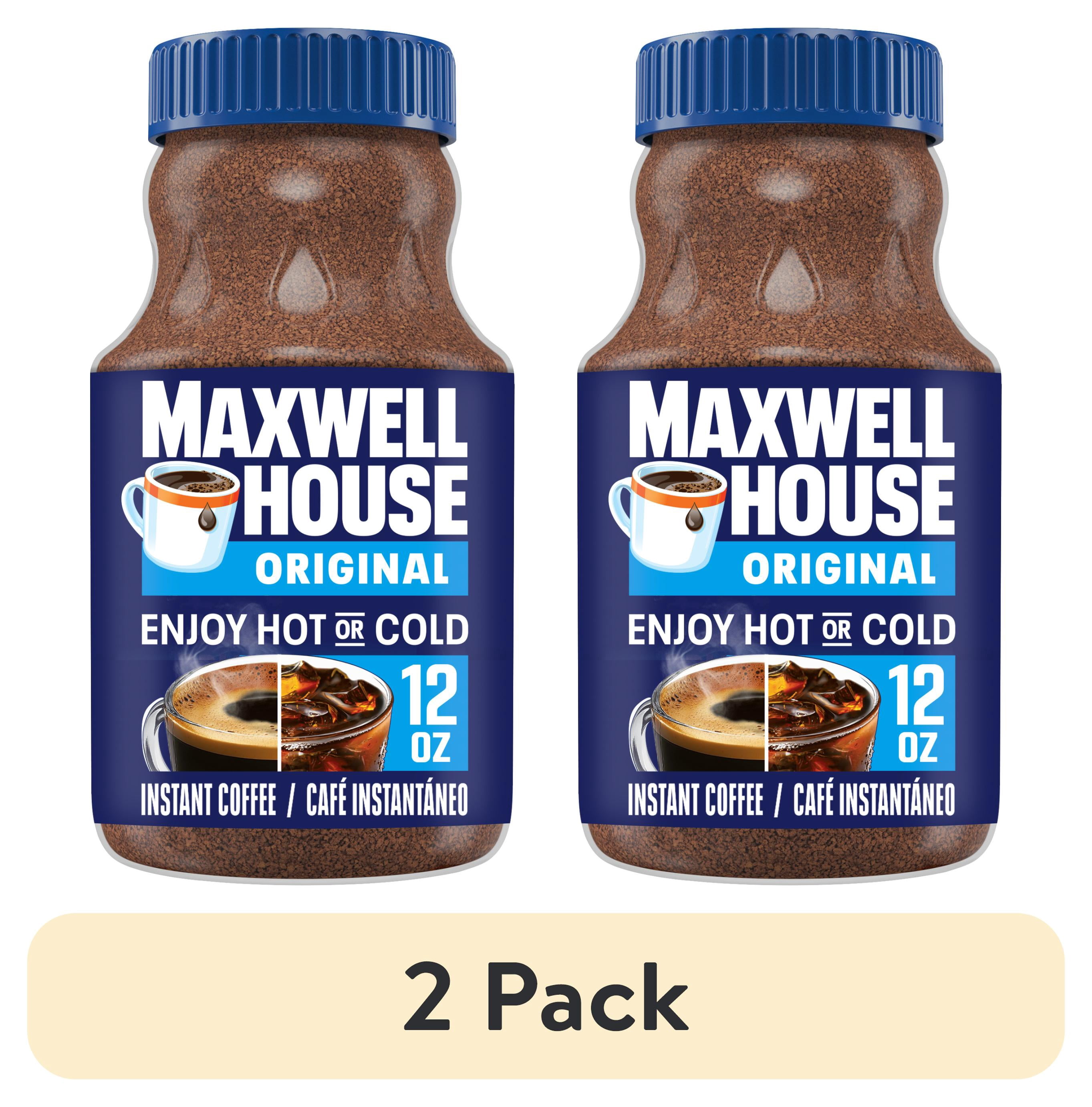 (2 pack) Maxwell House Original Roast Instant Coffee, 12 oz Jar