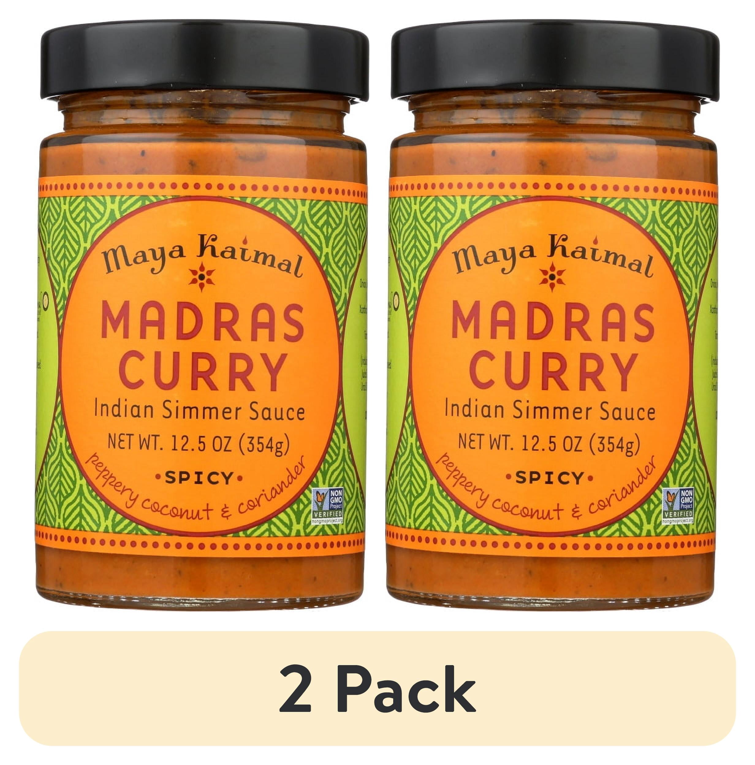 (2 pack) Maya Kaimal Madras Curry Simmer Sauce, 12.5 oz