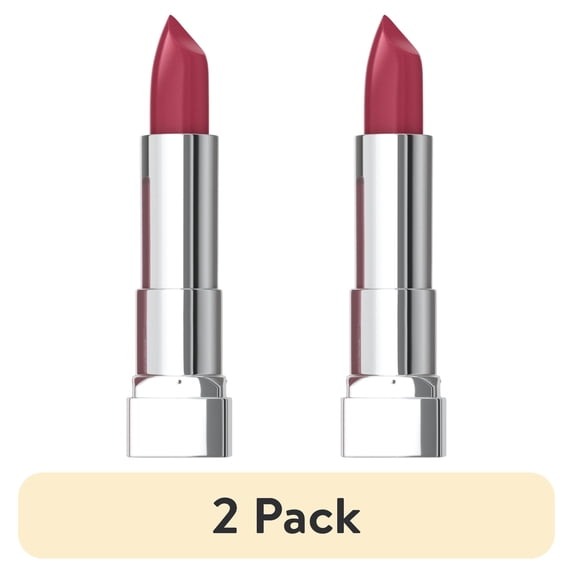 (2 pack) Maybelline Color Sensational Cream Finish Lipstick, Pink Flare