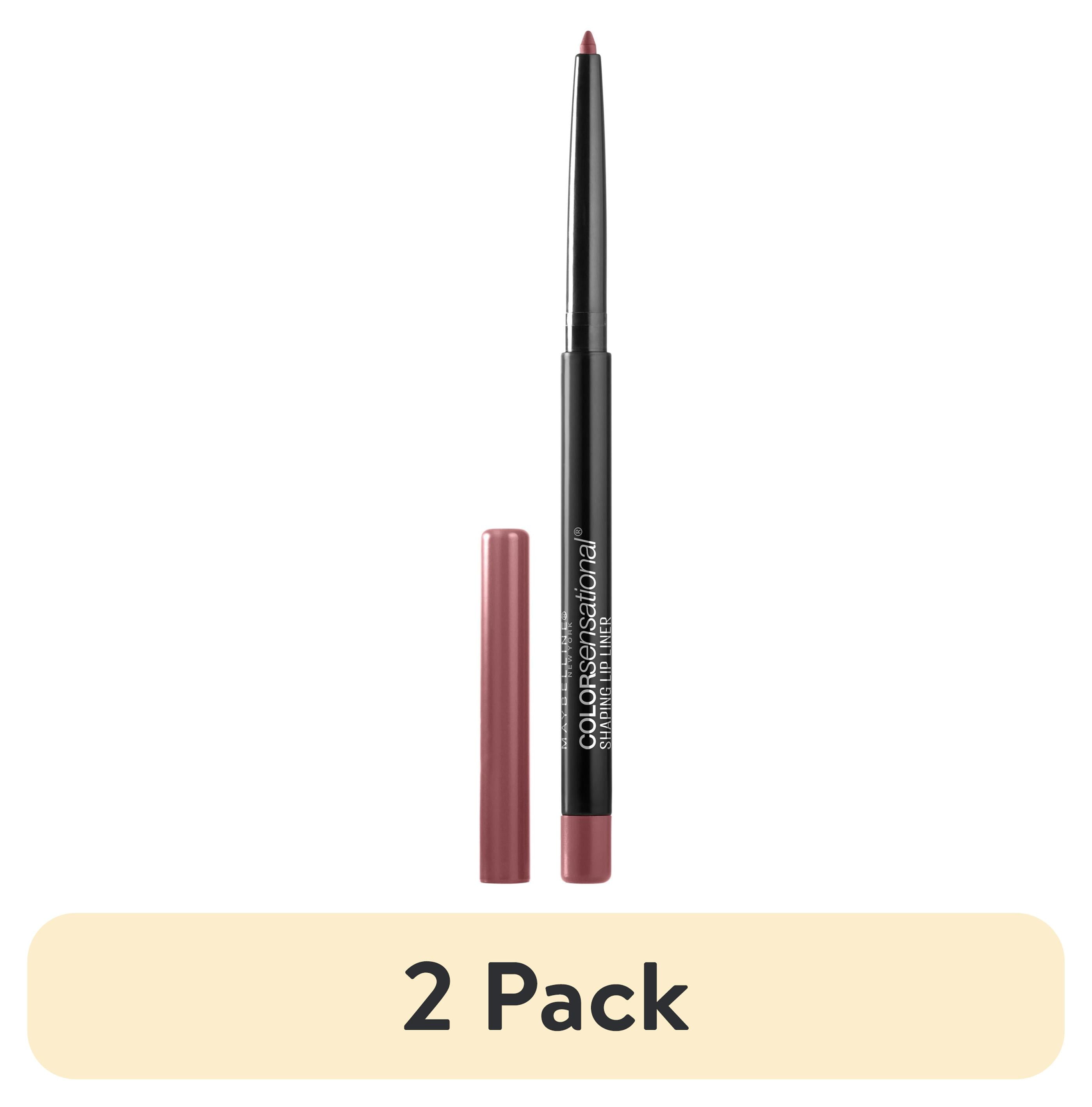 (2 pack) Maybelline Color Sensational Shaping Lip Liner Makeup, 132 Almond Rose