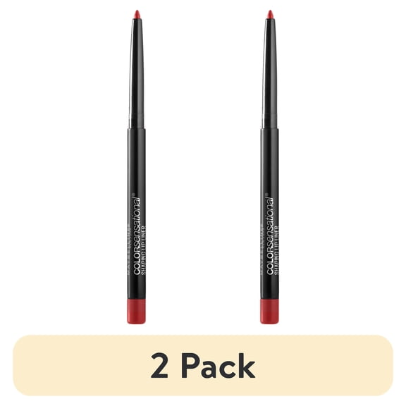 (2 pack) Maybelline Color Sensational Shaping Lip Liner Makeup, Brick Red