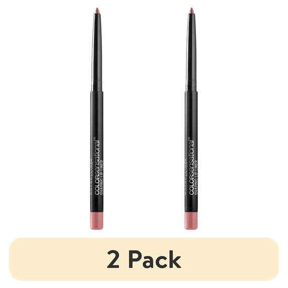 (2 pack) Maybelline Color Sensational Shaping Lip Liner Makeup, Dusty Rose