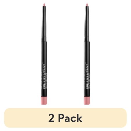 (2 pack) Maybelline Color Sensational Shaping Lip Liner Makeup, Palest Pink