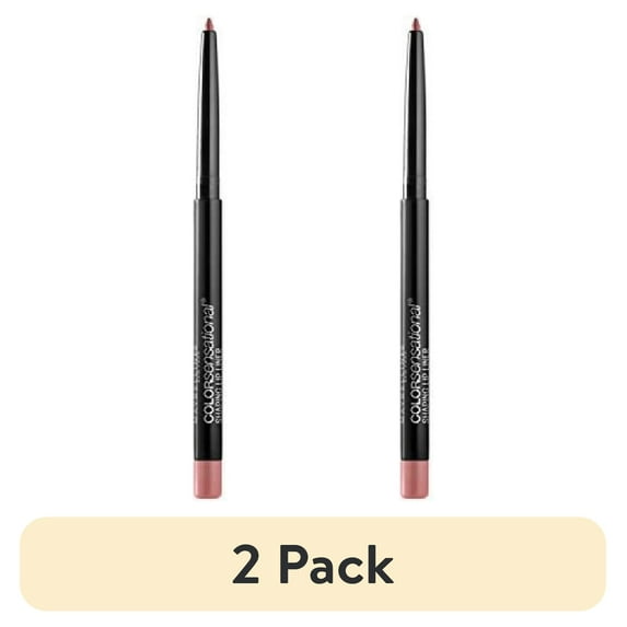 (2 pack) Maybelline Color Sensational Shaping Lip Liner Makeup, Pink Coral
