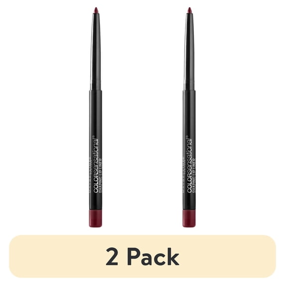 (2 pack) Maybelline Color Sensational Shaping Lip Liner Makeup, Plum Passion, 0.01 oz.