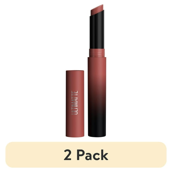 (2 pack) Maybelline Color Sensational Ultimatte Lightweight Neo-Neutrals Slim Lipstick, More Mocha
